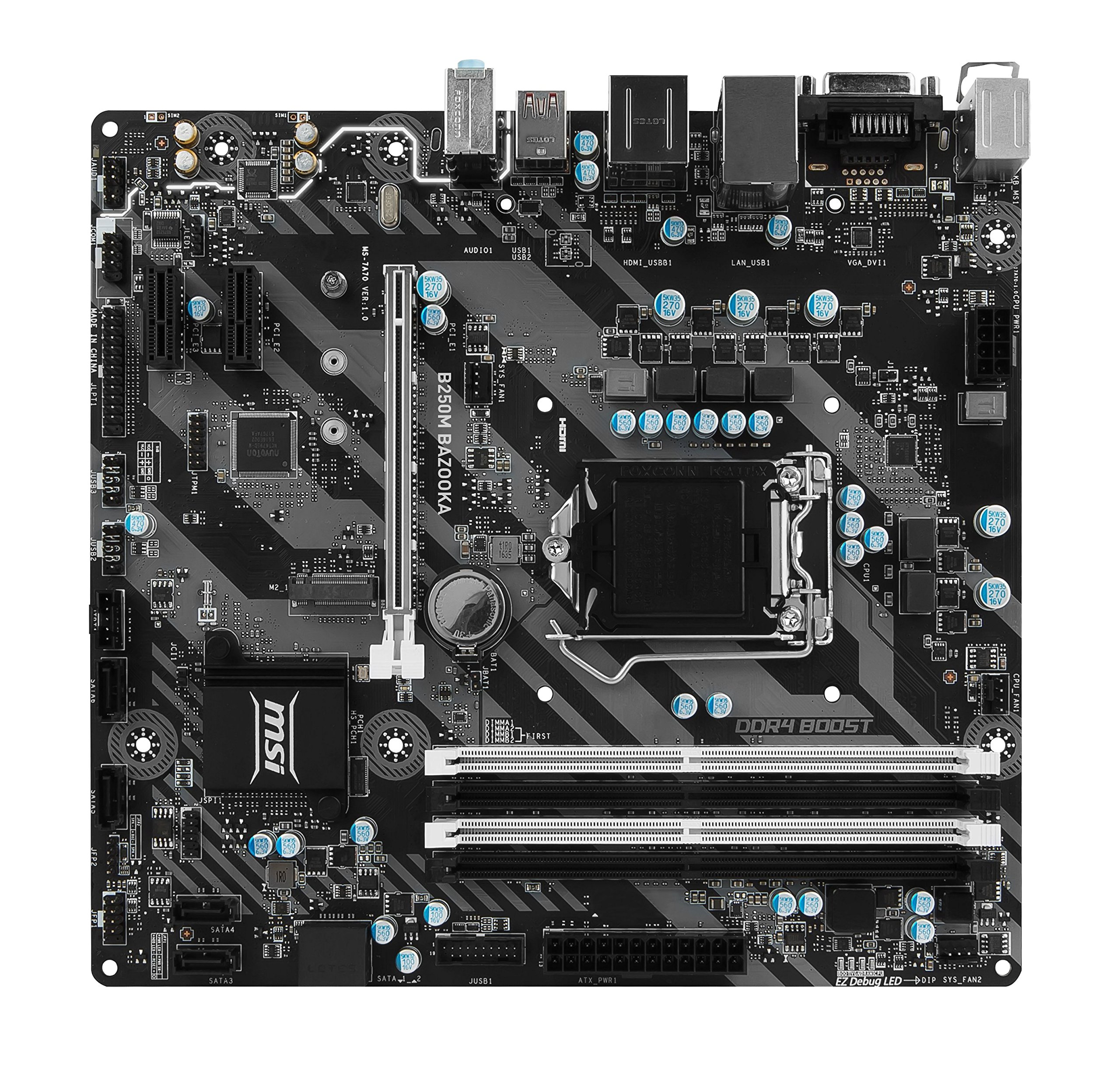 Motherboard B250m Pro Vdh MSI B250 Krait Gaming ATX Motherboard - Main Image