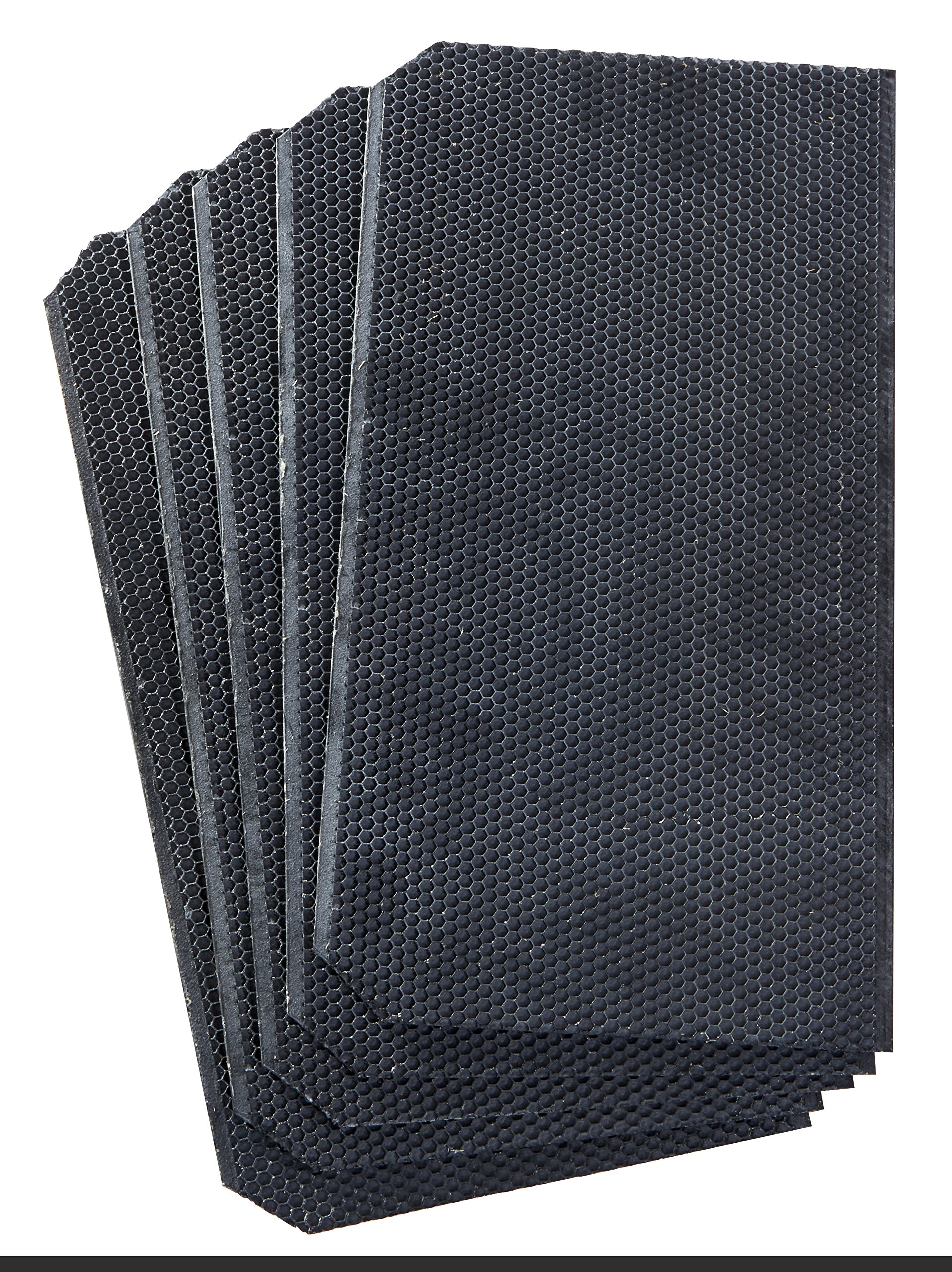 Little Giant® Beehive Foundation | Black Deep Plastic Foundation for Beekeeping | Bee Hive Frame and Wax Foundation | Made in USA | Beekeeping Supplies | 5 Pack