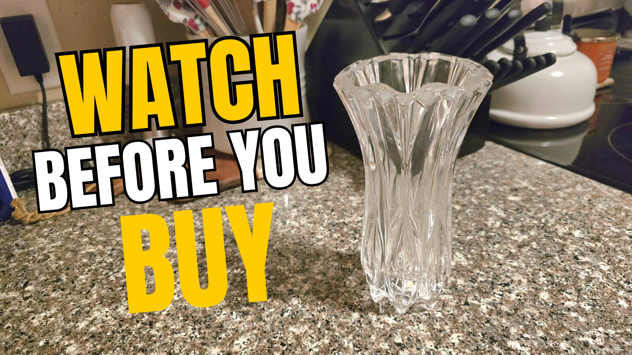 Watch Honest Review of the Mikasa Blossom Crystal Vase on Amazon Live
