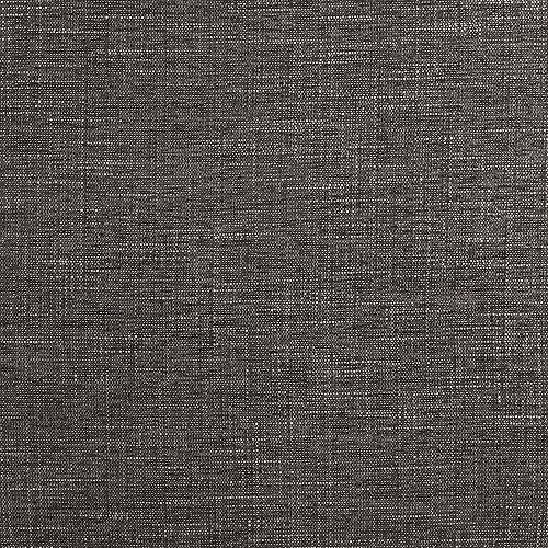 Miniatura 6 de Linon Shawnee - Silla giratoria para tapicería y base cromada, color gris oscuro