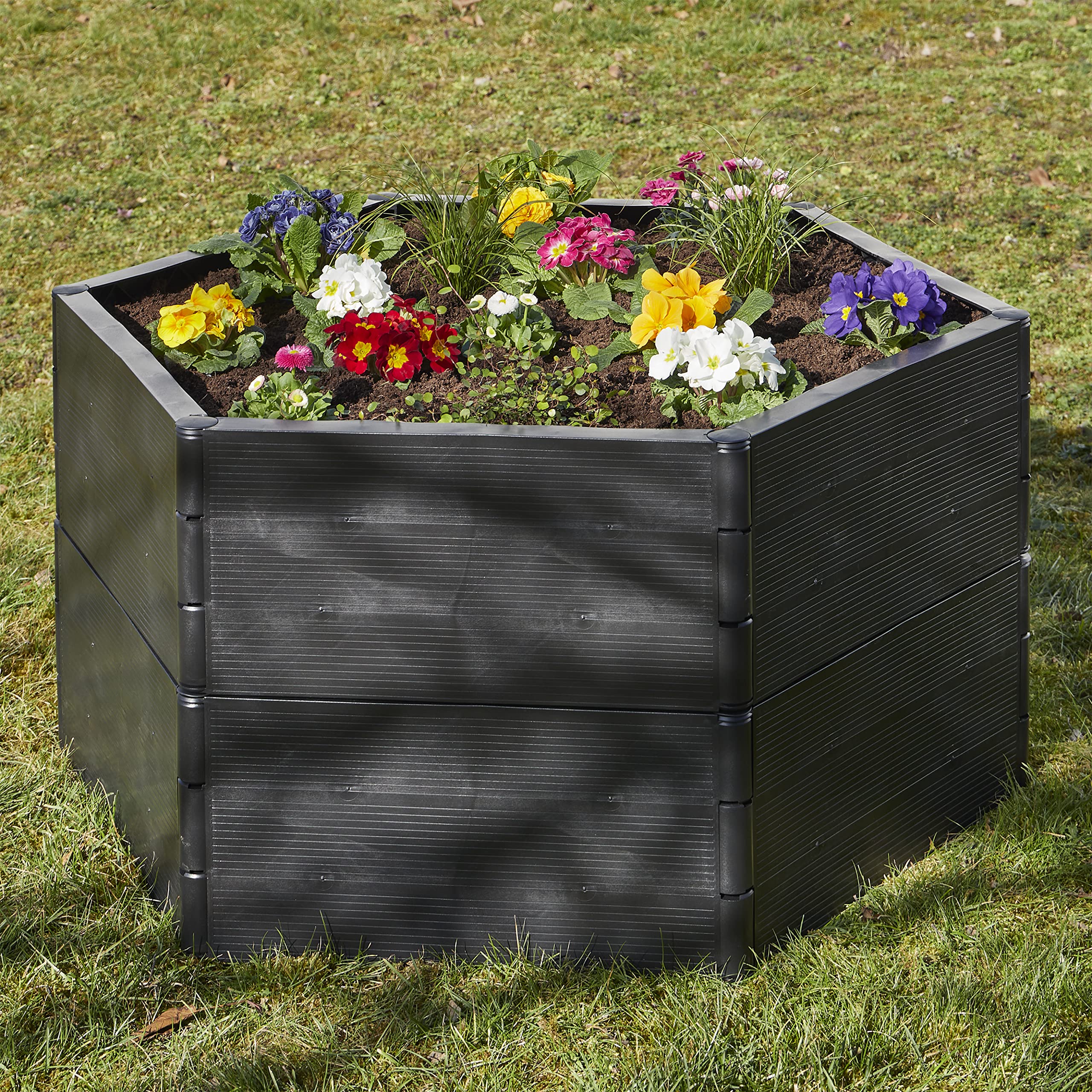 Grizzly Système de Plateaux 2 Set, pour Jardin et Balcon, bac à Fleurs, Potager, résistant aux intempéries