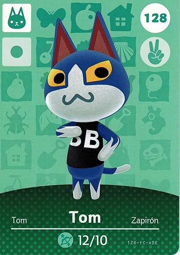 Nintendo Animal Crossing Happy Home Designer Amiibo Card Tom 128200 USA Version