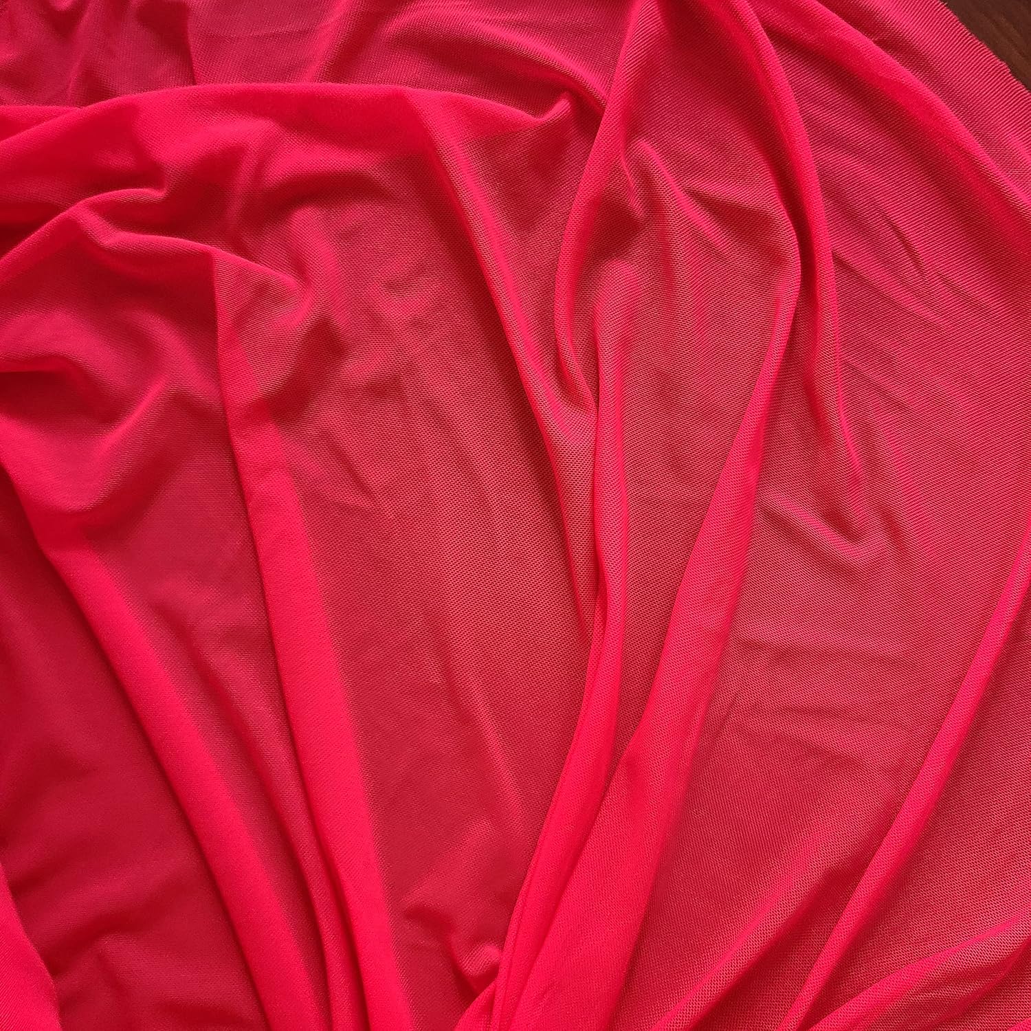 Neon Pink Power Mesh Stretch Fabric Sold by The Yard 58 4756 458756