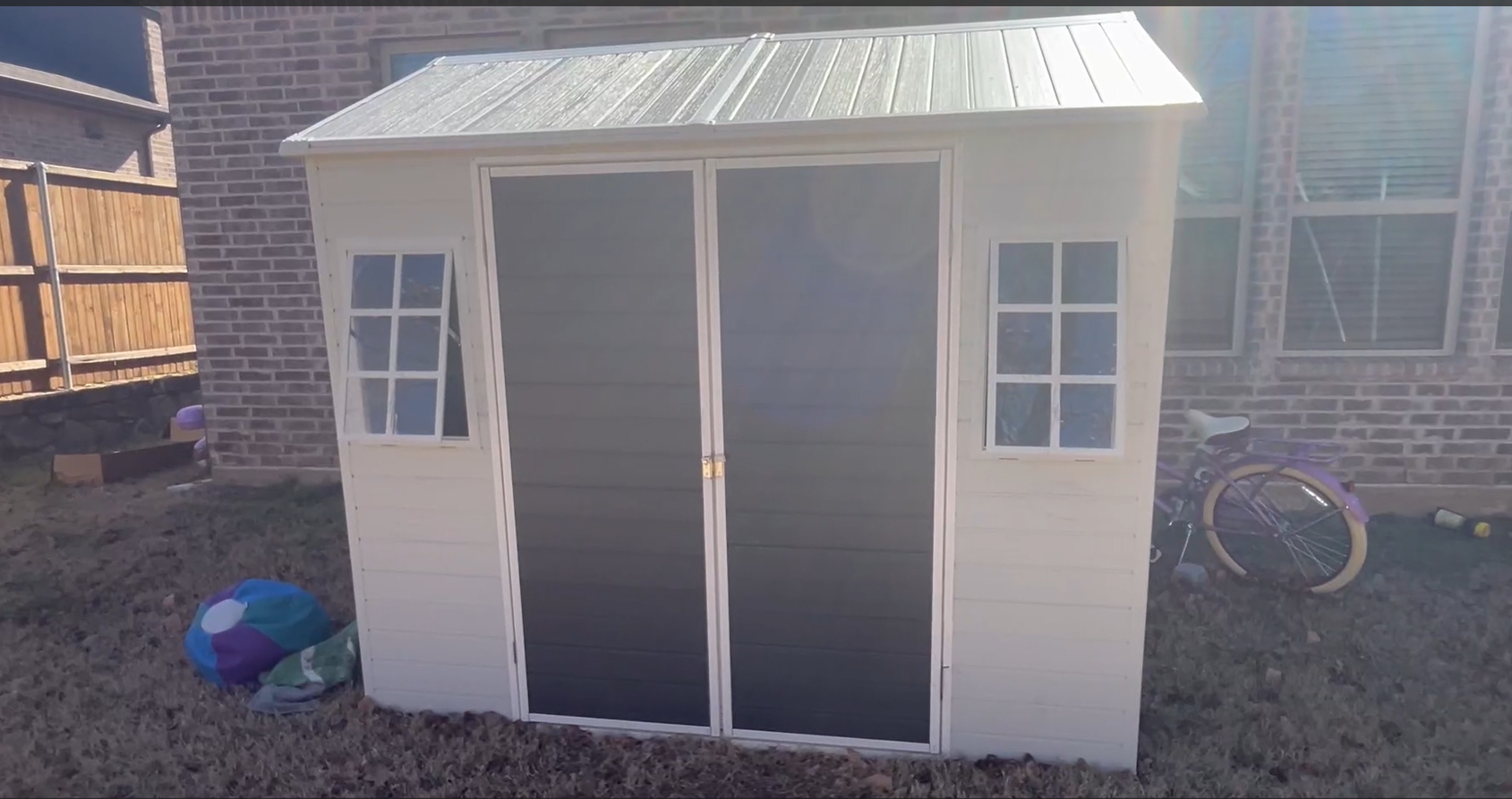 Amazon.com : 8x6 FT Resin Storage Sheds with Floor Windows