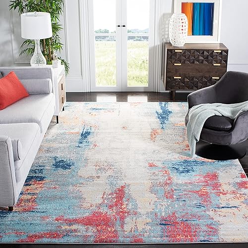 Jasper Collection Area Rug - 9' x 12', Grey &