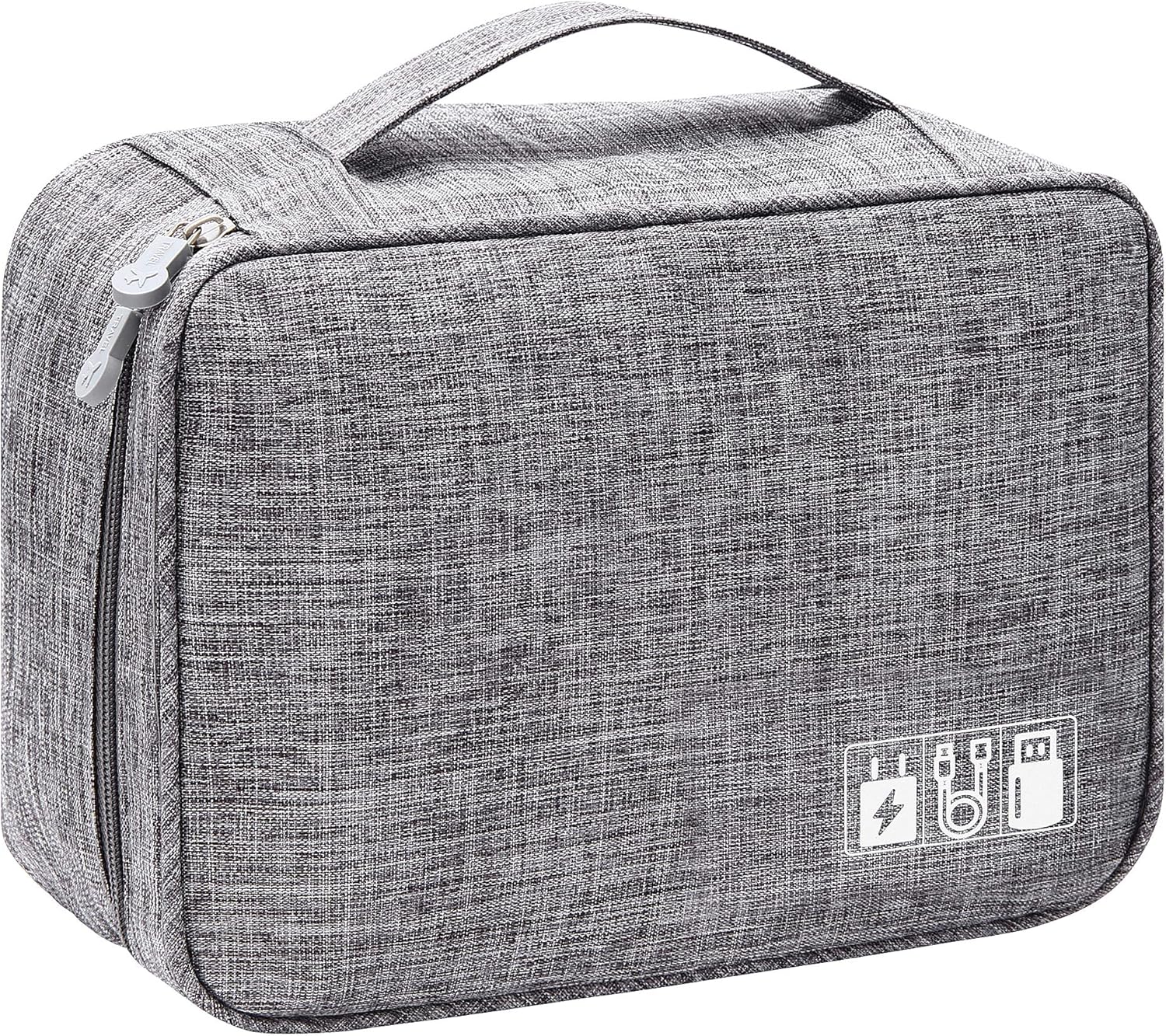 VOCUS Electronics Organizer Travel Cable Organizer Bag for Electronics Accessories, Portable Tech Carring Large Storage Case for Charger, Cord, Power Bank, Hardware VOCUS Electronics Organizer Travel Cable Organizer Bag for Electronics Accessories, Portable Tech Carring Large Storage Case for Charger, Cord, Power Bank, Hardware