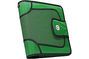Case-it 2-Inch Binder with File, Kelly Green | Green Trapper Keeper |...