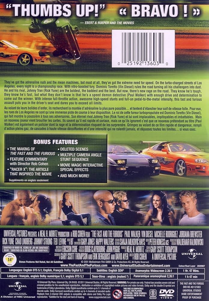 Amazon.com: The Fast and the Furious (The Original) : Movies