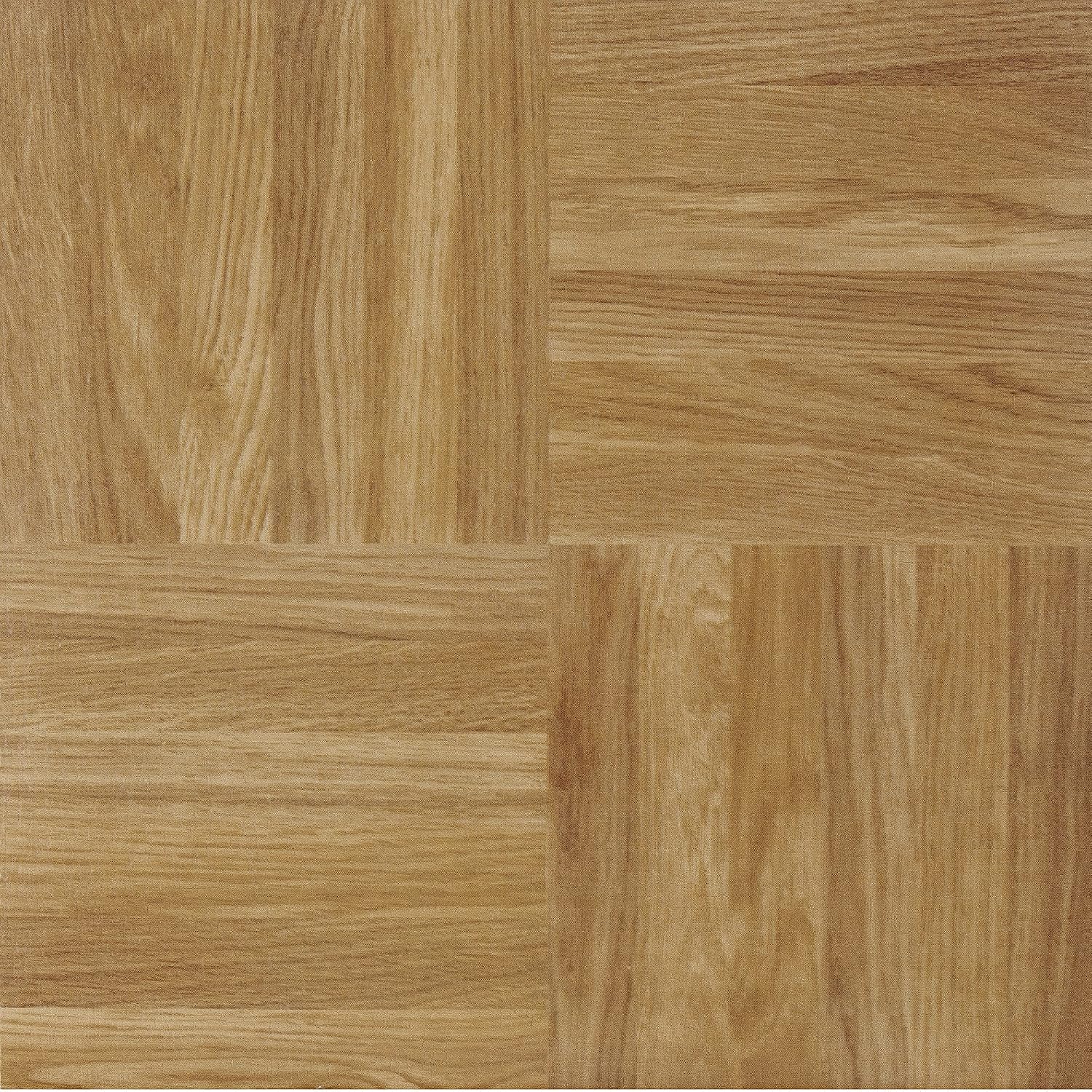 Ergode Nexus Tiles - Easy Peel & Stick Vinyl Floor Tiles - 20 Tiles/20 sq. ft. - No Glue - Budget-Friendly Room Makeover