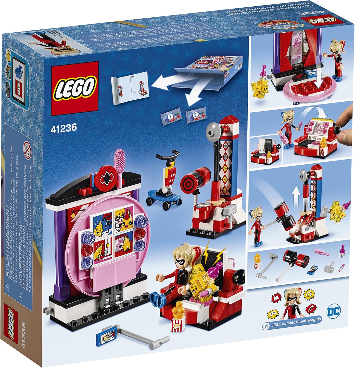 LEGO DC Super Hero Girls Harley Quinn Dorm 41236 Building Kit (176 Piece)