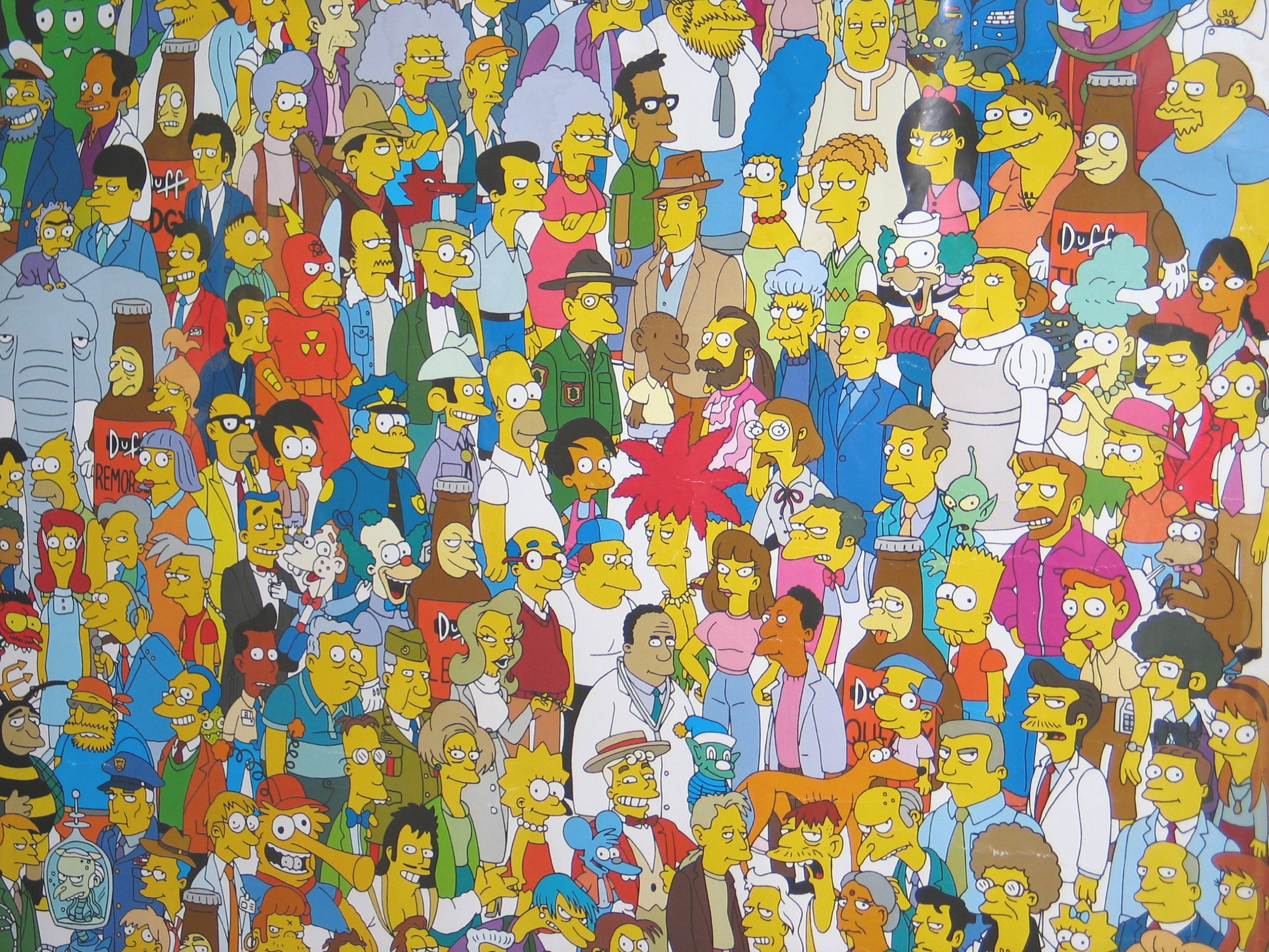 Amazon.com: Gran póster de pared de Springfield 2001 de Los