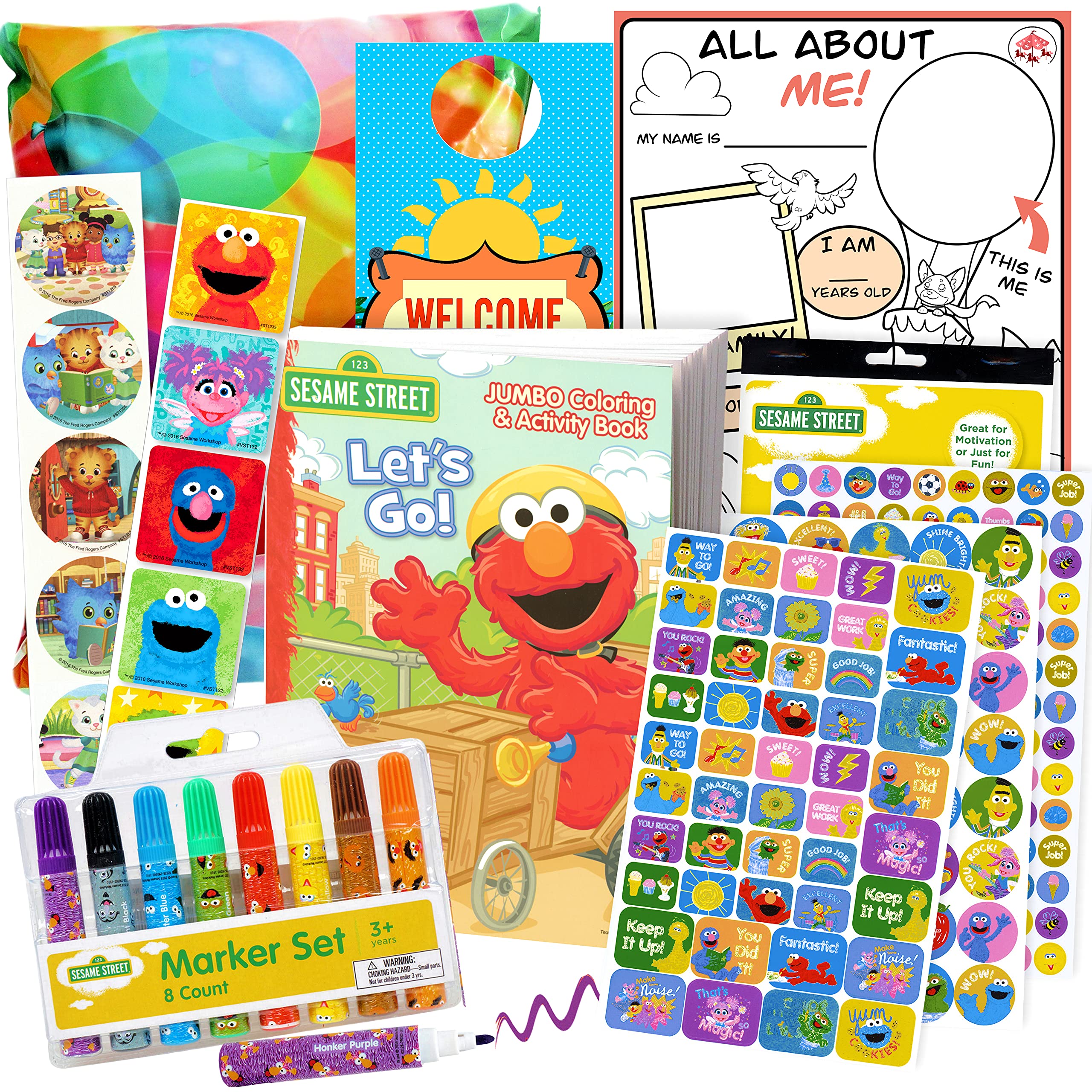 Buy Sesame Street Coloring Book and Stickers Craft Activity Set