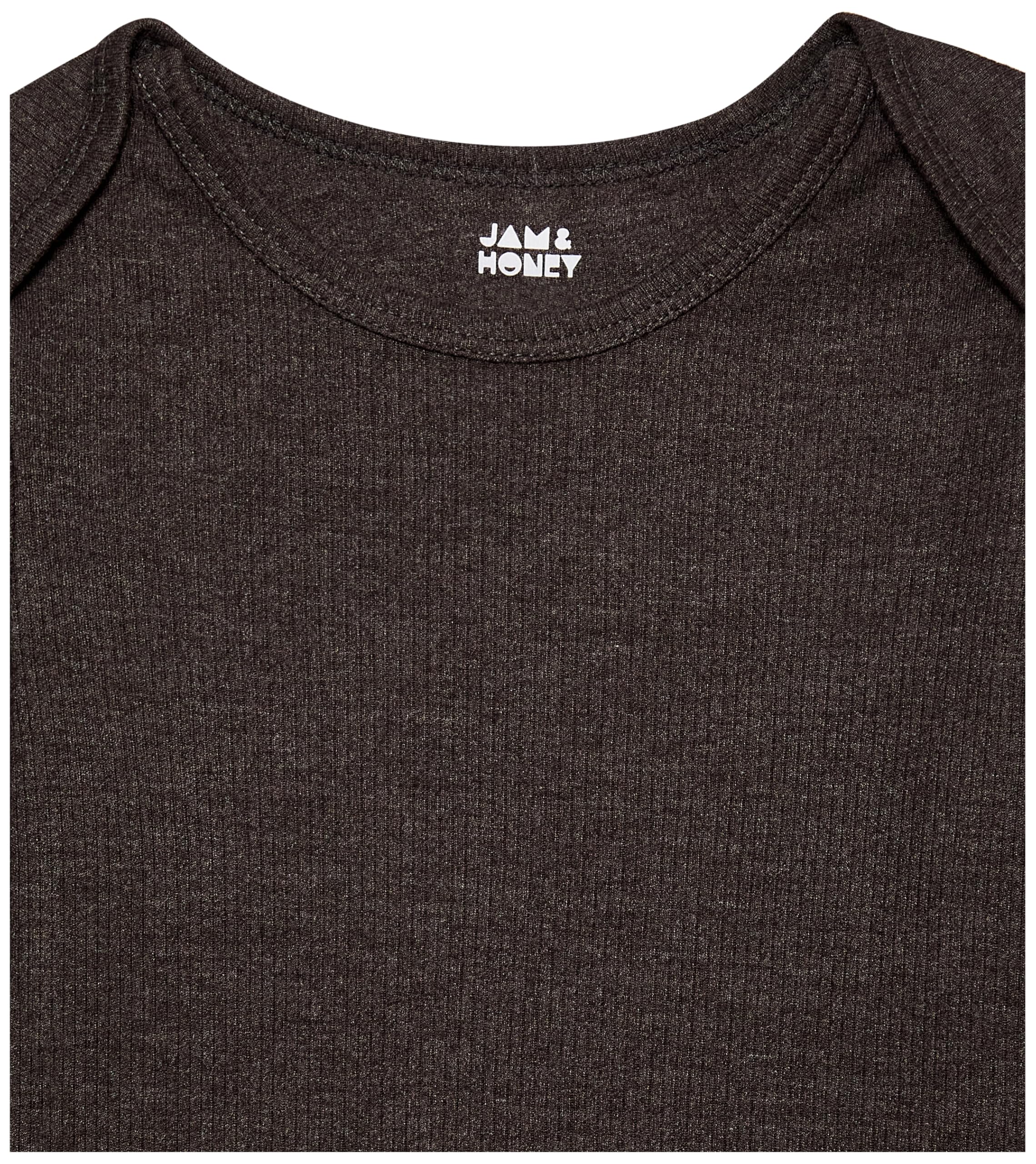 Amazon Brand - Jam & Honey Unisex Baby Full Sleeve Thermal Set Dark Grey - Image 3 thumbnail