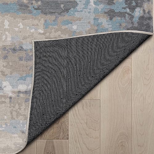 Miniatura 4 de Well Woven Tuscany - Alfombra de madera de 9 pies 10 pulgadas x 13 pies, color beige y azul