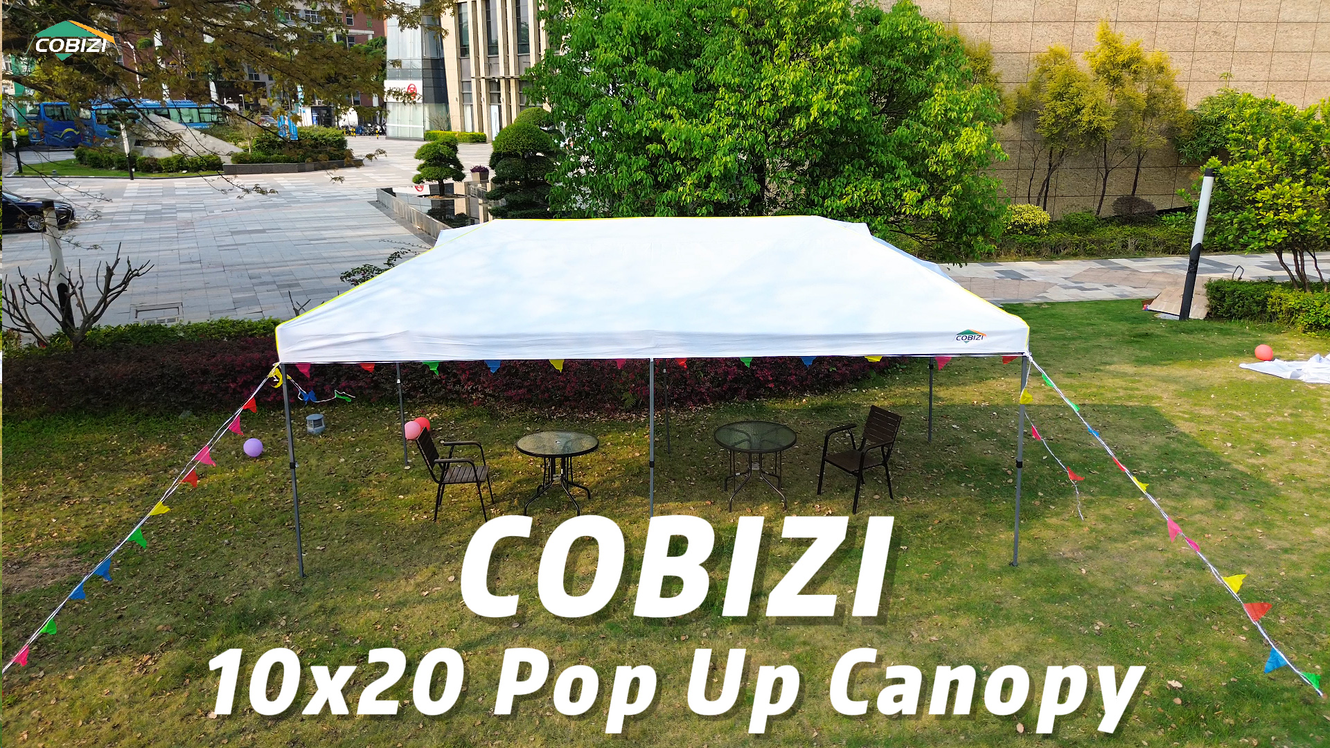 Amazon.com : COBIZI 10x20 Pop Up Canopy Tent with 6 Removable