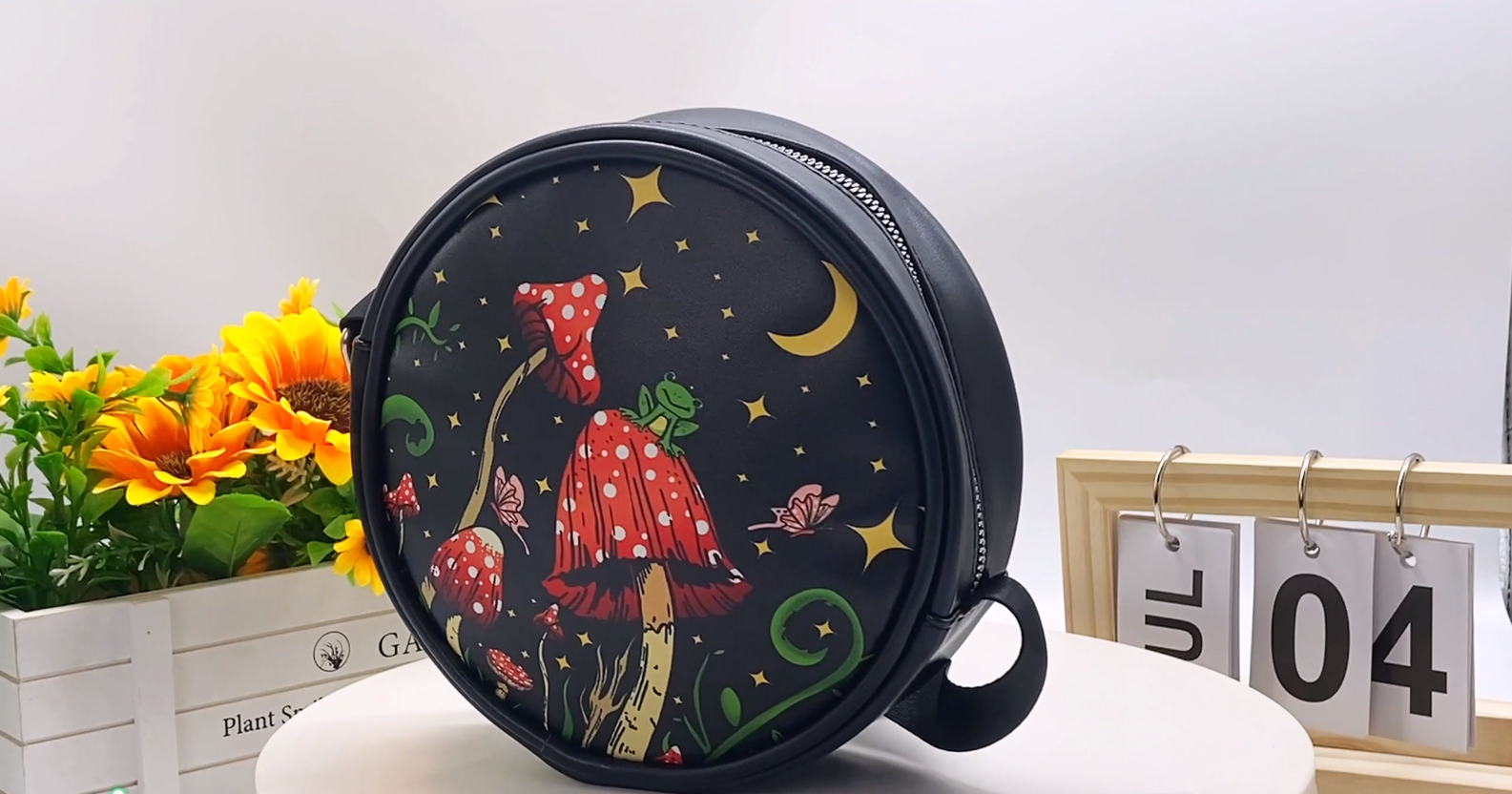 Set de Bolsa Circular para Mujer y Niñas con Billetera miniatura 6