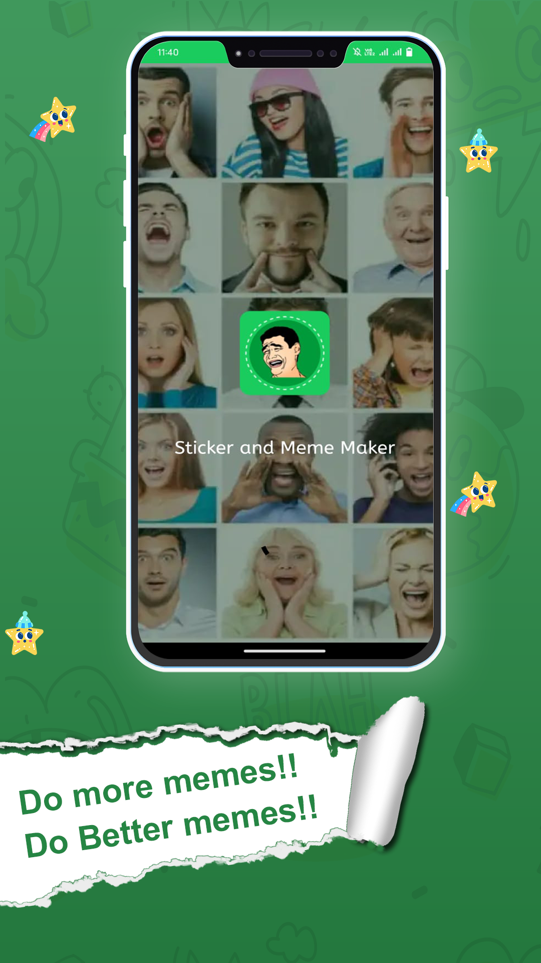 Meme & Sticker Maker – Create Funny Memes & WhatsApp Stickers - App  on Amazon Appstore