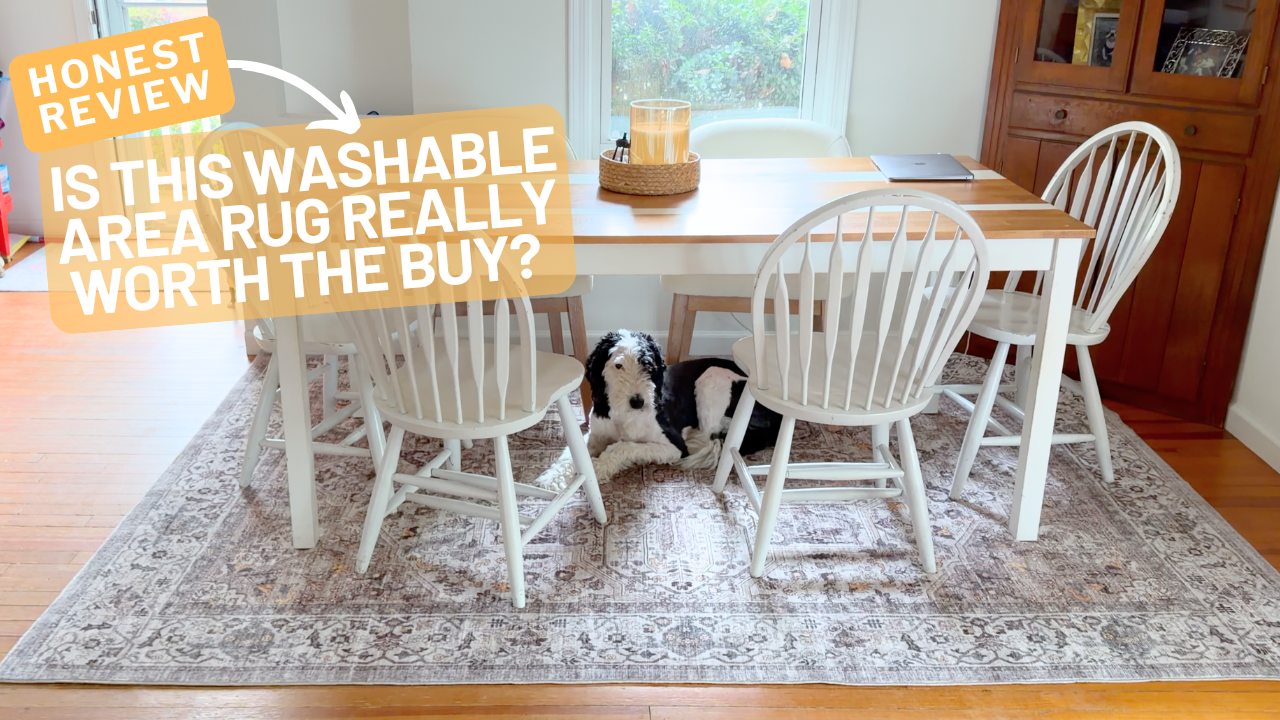 Why I love these cozy, kid and pet friendly area rugs!