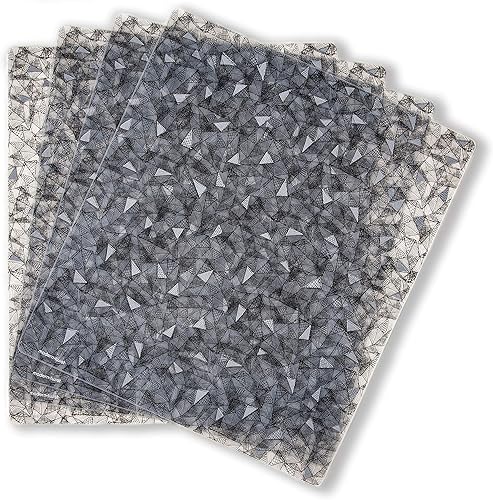 Miniatura 3 de Tapete de silicona con patrón de capullo de modern-twist, color chocolate, negro, (Hatch - Black)