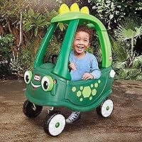 Vista 4 de Little Tikes Cozy Coupe Dinosaur - Exclusivo de Yaxa, grande, verde