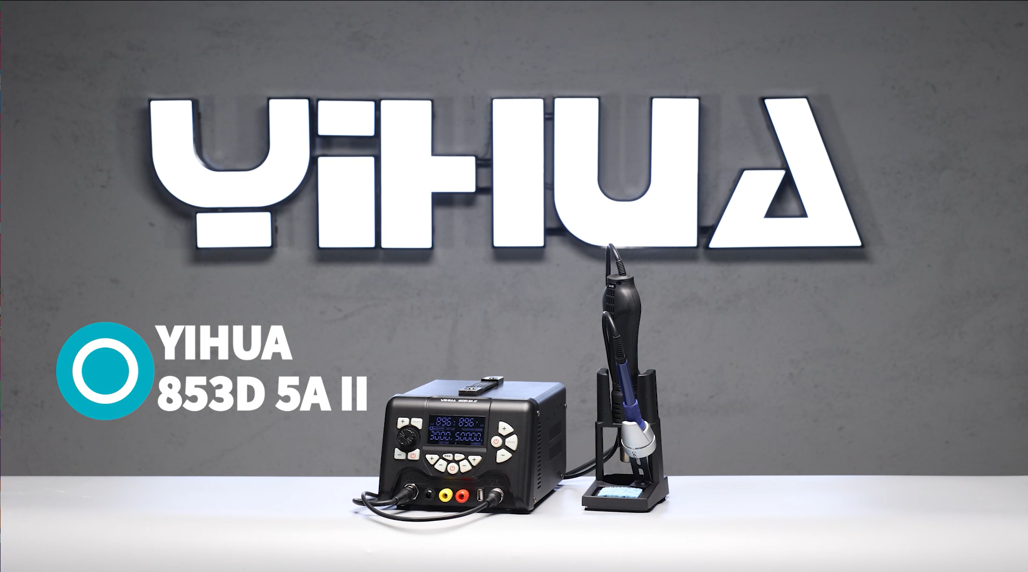 Amazon.co.jp: YIHUA 853D 5A-II 3イン1温度制御型（100℃～480 