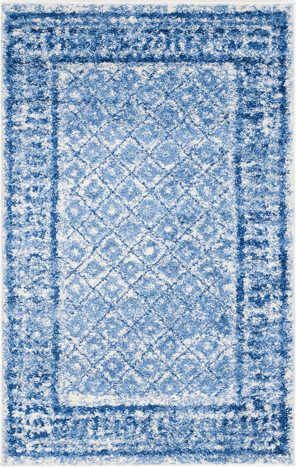 SAFAVIEH Adirondack Collection Accent Rug – 2’6″ x 4′, Silver & Blue, Distressed Design, Non-Shedding & Easy Care, Ideal for High Traffic Areas in Entryway, Living Room, Bedroom (ADR110D) SAFAVIEH Adirondack Collection Accent Rug – 2’6″ x 4′, Silver & Blue, Distressed Design, Non-Shedding & Easy Care, Ideal for High Traffic Areas in Entryway, Living Room, Bedroom (ADR110D)