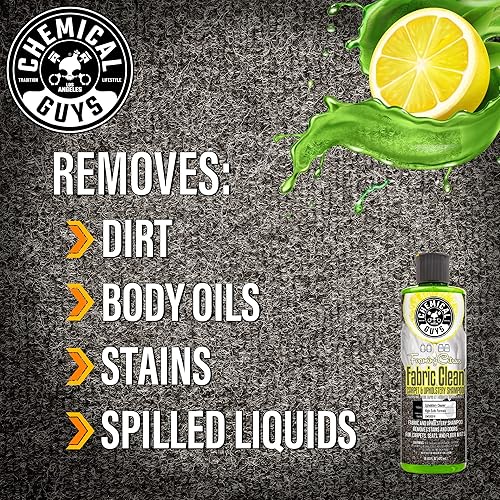 Miniatura 6 de Chemical Guys CWS20316 Espuma de tela cítrica para limpieza de alfombras y tapicería 16 onzas fluidas 1 paquete 16 onza