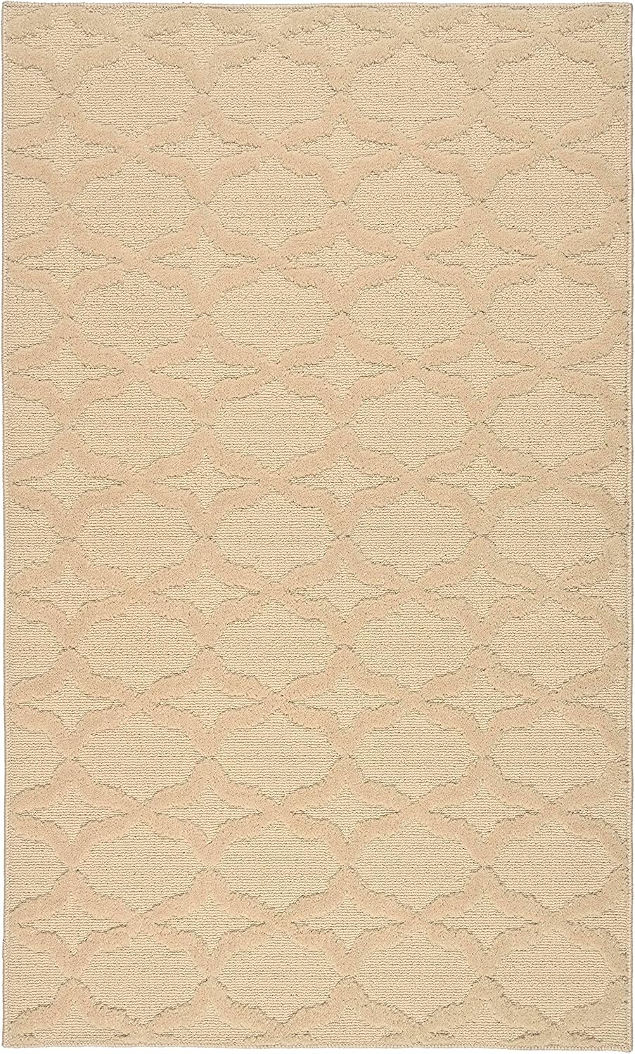 Garland Rug Sparta 3 ft. x 5 ft. Area Rug Tan Tan 3-Feet by 5-Feet