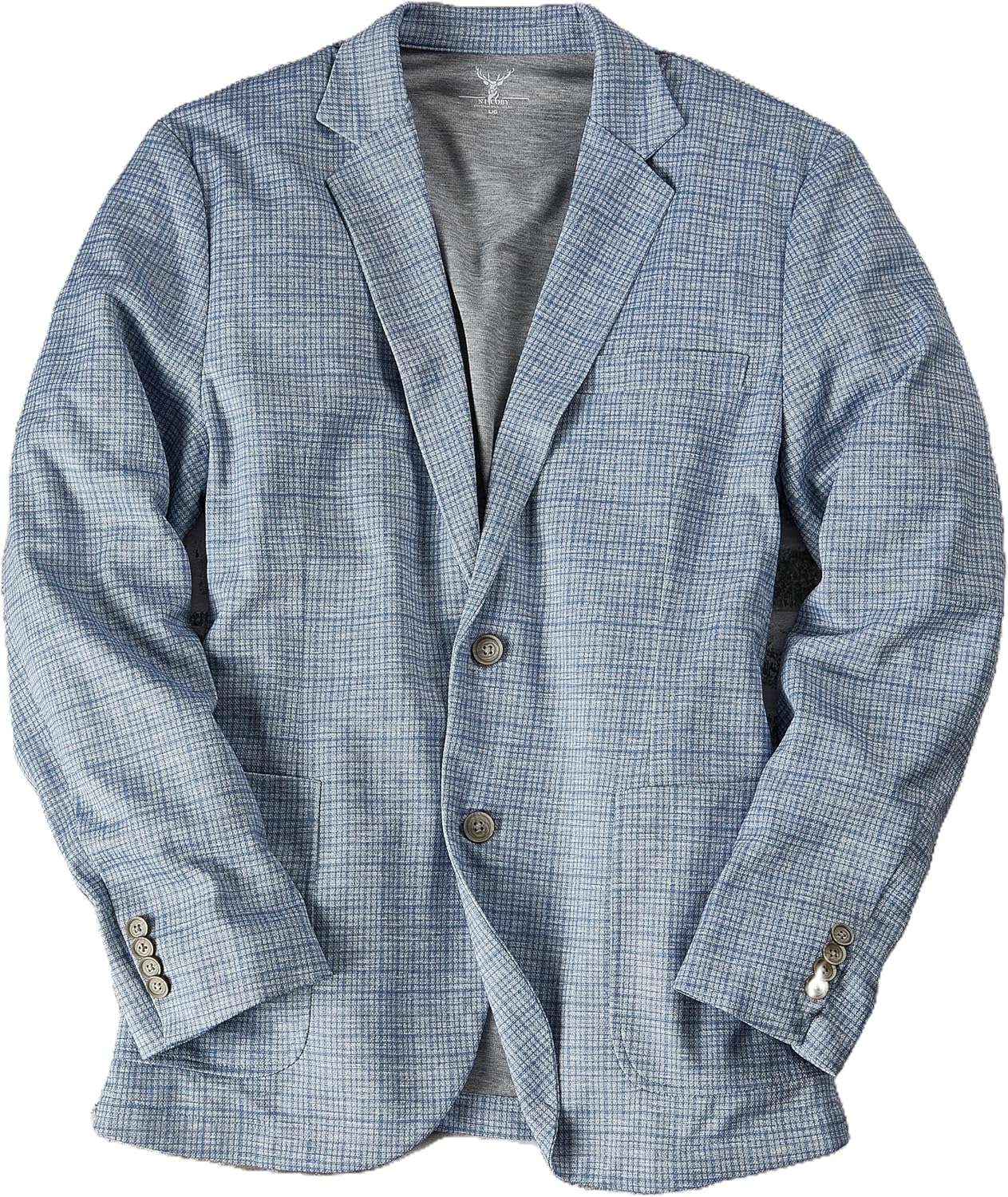 Nicoby by Age of Wisdom Knit Stretch Print Blazer