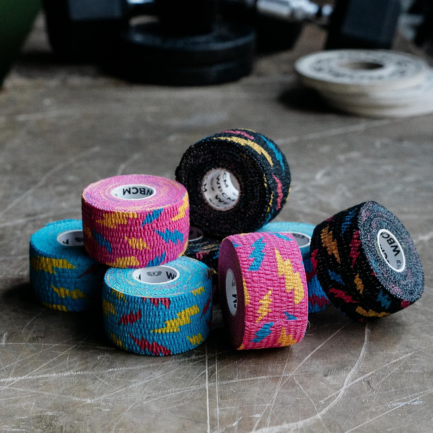 WARM BODY COLD MIND Lifting Thumb Tape for Weightlifting |1.5" x 20.6ft| - Hook Grip Tape for Gym, Powerlifting, Deadlift, Weight Lifting, Athletic Finger Wrap