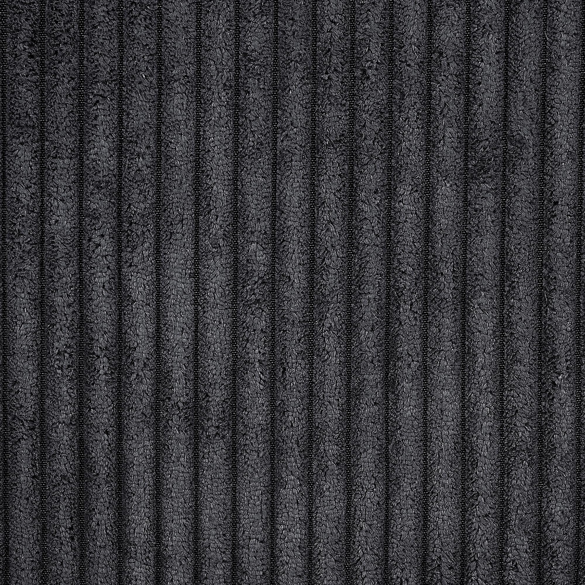 Beliani Retro Sessel Cord Füße aus Edelstahl schwarz Vind