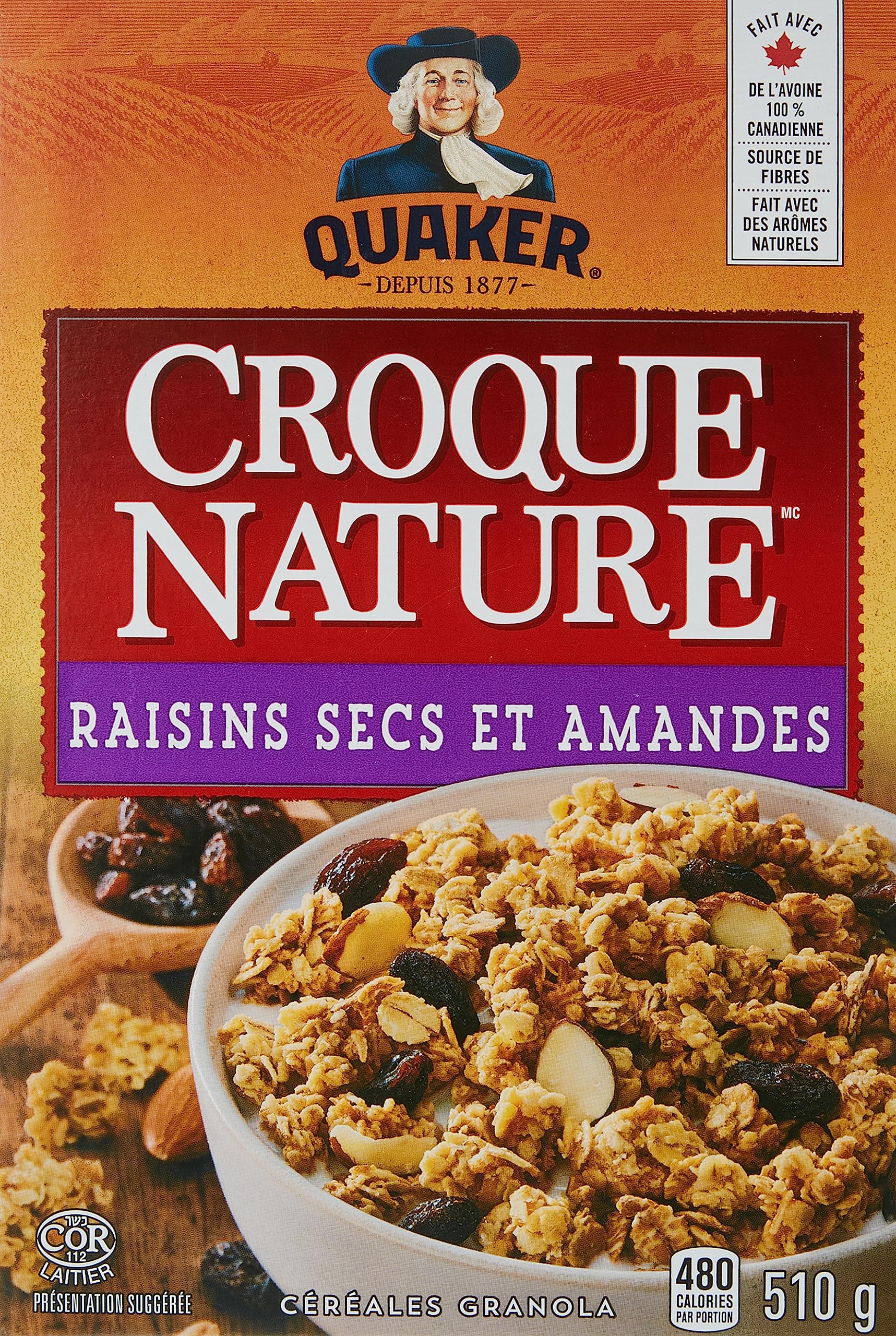Amazon.com: Quaker Harvest Crunch - Almendra de pasa, 17.99 oz