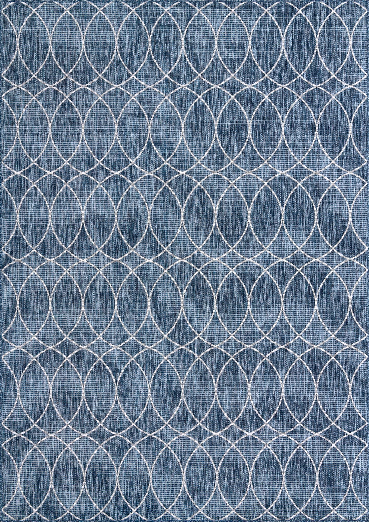 Unique Loom Outdoor Trellis Collection Area Rug - Gitter (10' x 14' 1