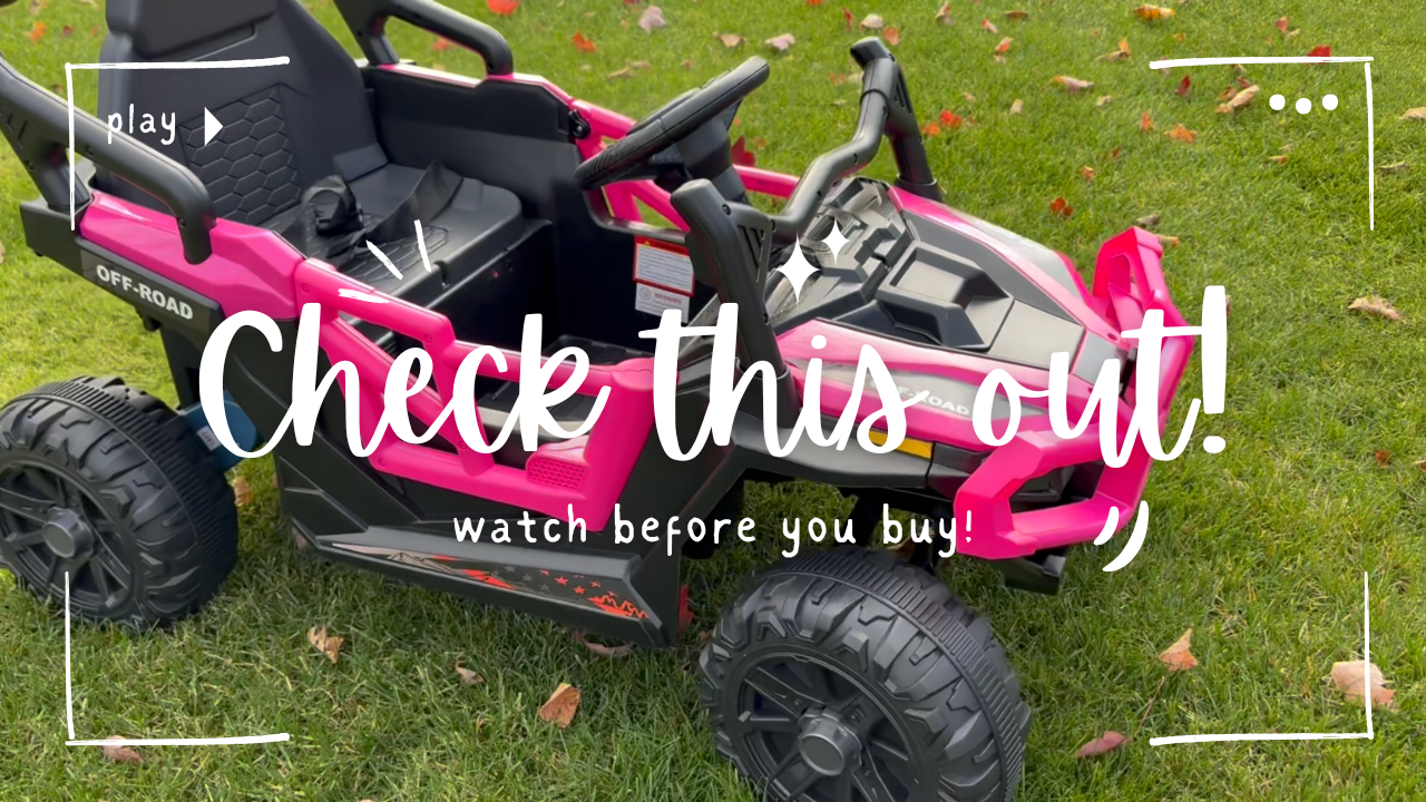 Watch An up-close look at this ride on car! on Amazon Live