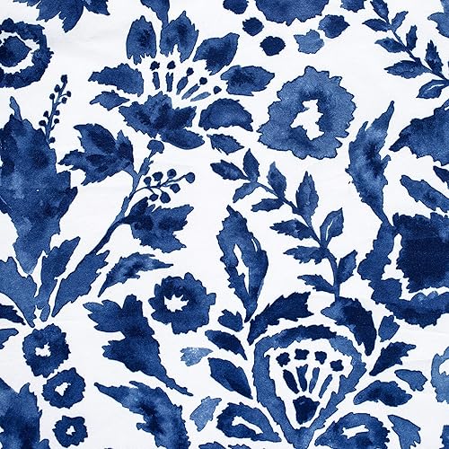 Miniatura 7 de DriftAway Julia - Cortina opaca ajustable con estampado floral de acuarela, con aislamiento térmico, para ventana pequeña, bolsillo para barra,