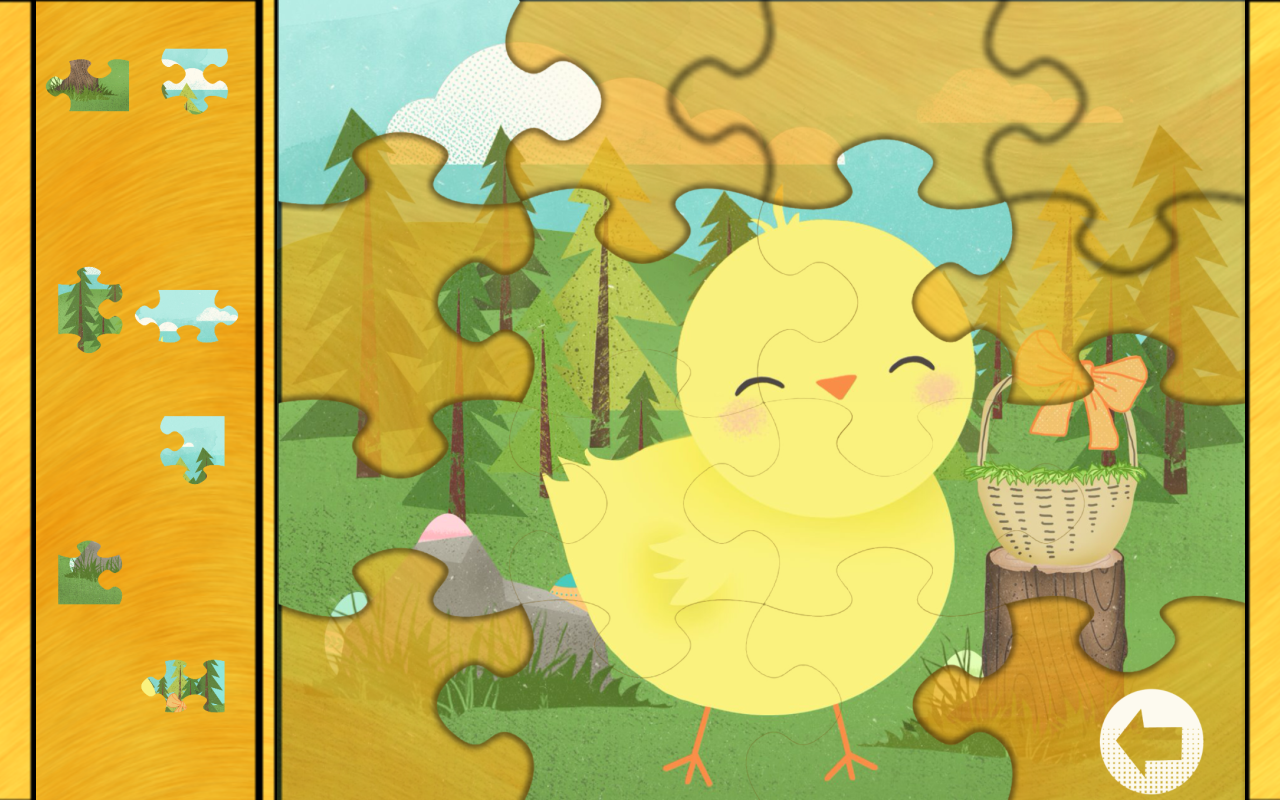 Easter Bunny Games for Kids Easter Egg Hunt Jigsaw Puzzles HD for