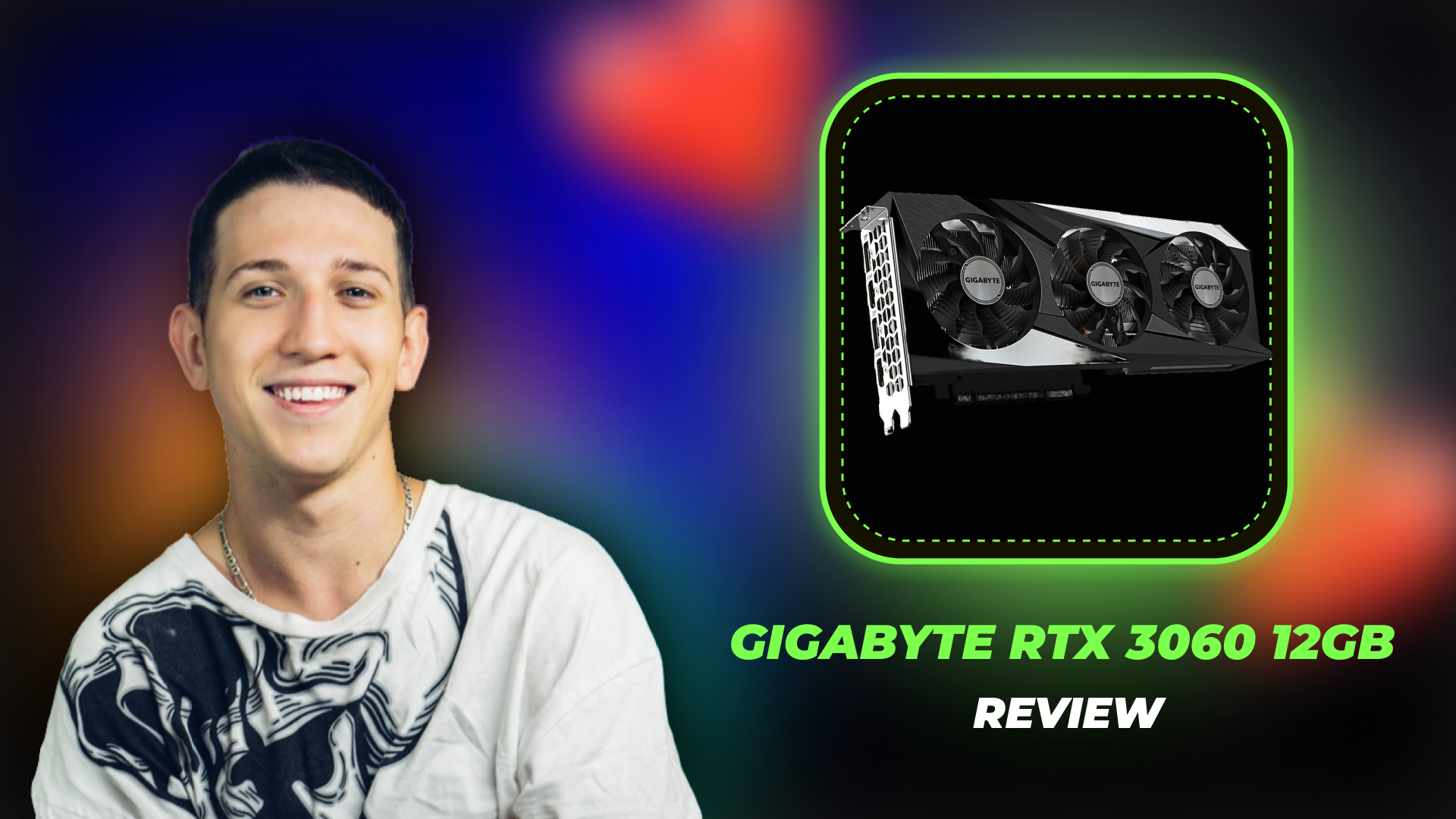 Watch Gigabyte RTX 3060 12 GB review on Amazon Live