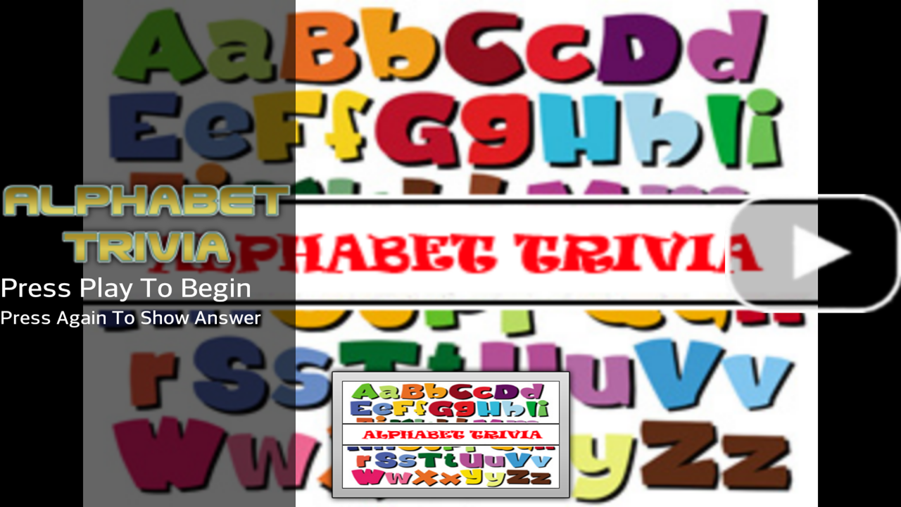 Alphabet Trivia - App on Amazon Appstore