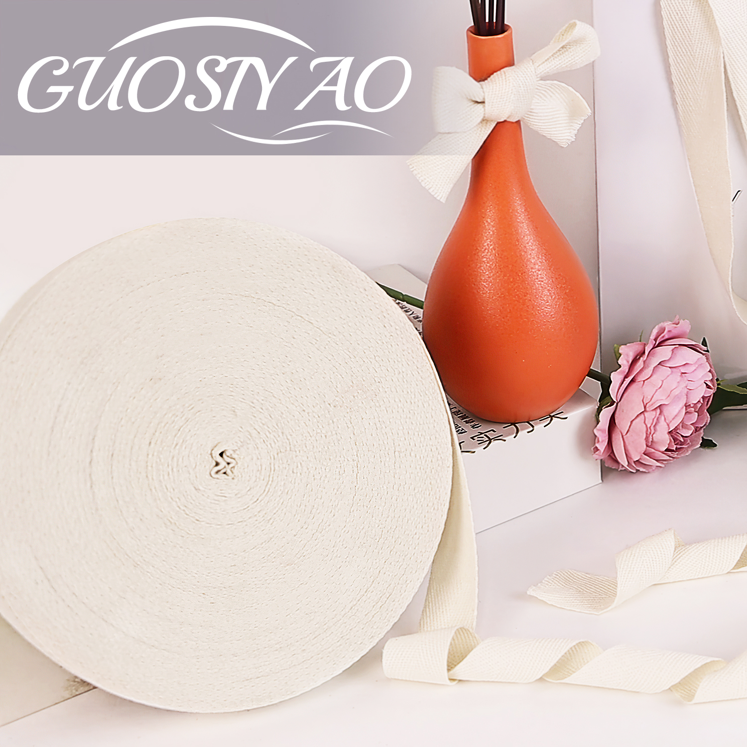 Ruban Coton Sangle Couture Ruban De Biais 50m X 1,2 Cm, Sangles En Coton à Chevrons Cordons à Chevrons Plats En Coton Sangle Coton Pour DIY Craft Travaux Manuels Couture Loisirs Créatifs