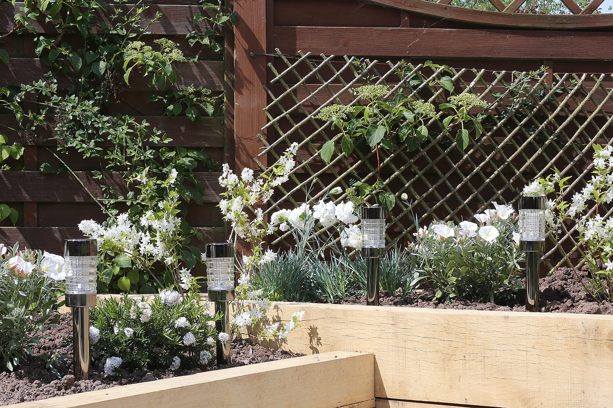 Luxform Solar-Gartenleuchten - Rennes - 3 St - Anthrazit