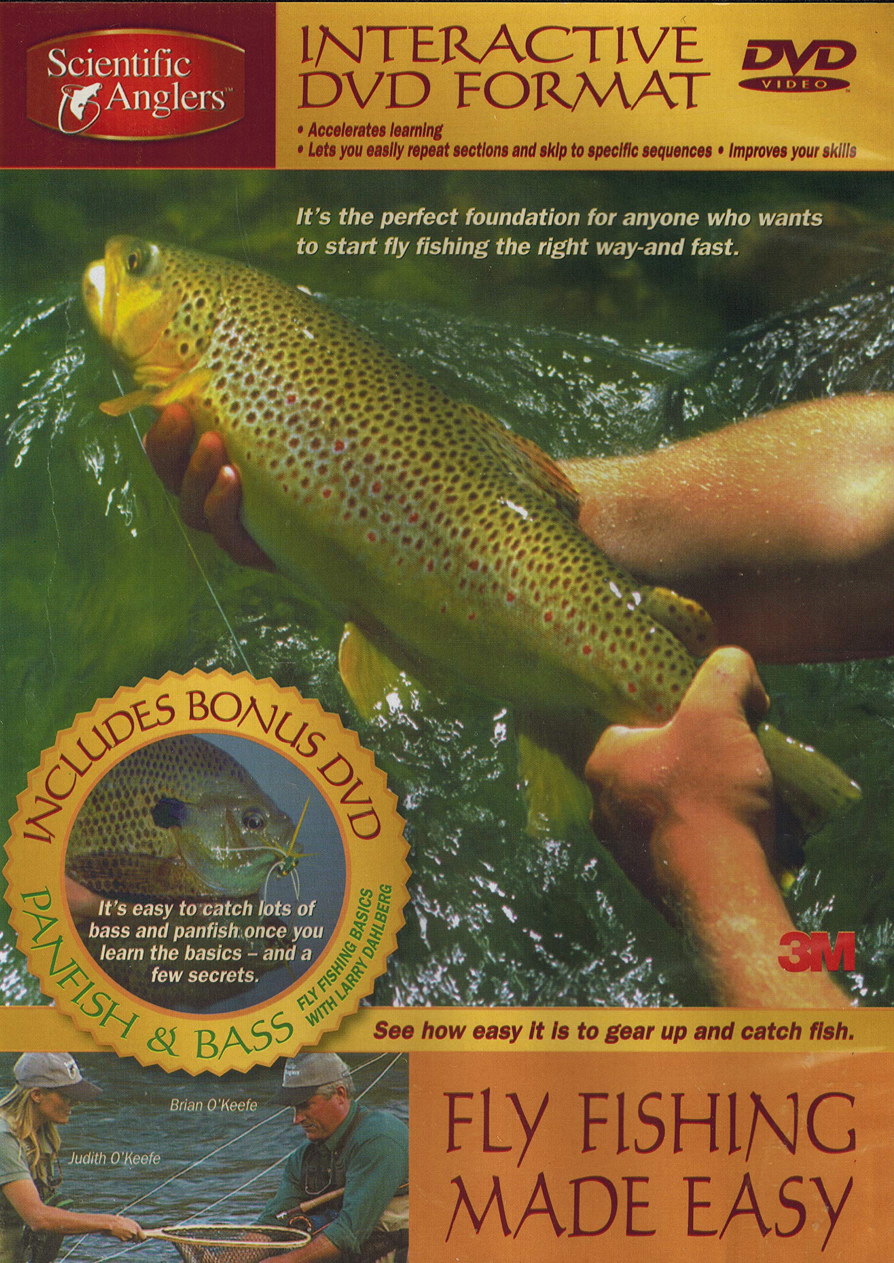 Fly Fishing Made Easy - (Bonus) Panfish & Bass: Fly Fishing Basics With Larry Dahlberg [DVD]