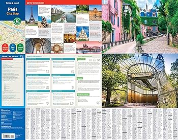 Lonely Planet Paris City Map: Detailed Itineraries | Travel