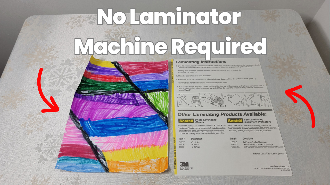 Watch Quick Demo of How to Use Scotch Self Seal Laminating ...