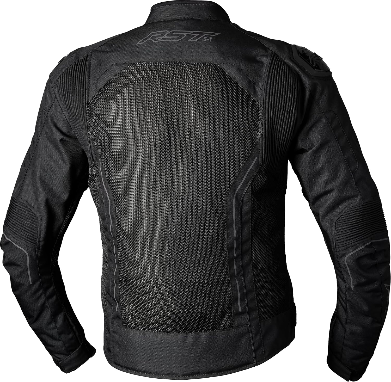 RST S1 Mesh CE Jacket (Black/Black Textile, X-Large)