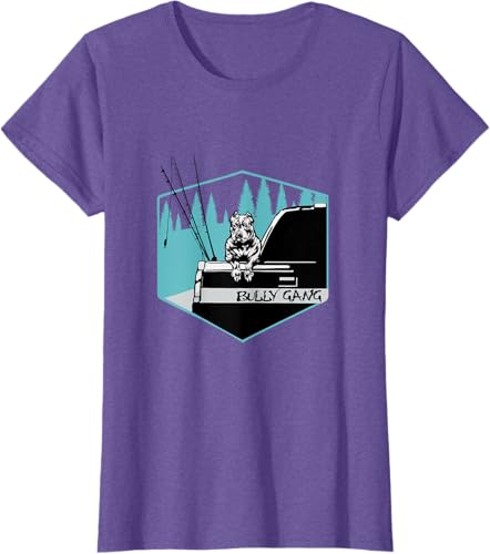 Miniatura 6 de American Bully Gang T-Shirt Black,Asphalt Grey,White,Cranberry Red,Red,Dark Green,Kelly Green,Olive Green,Lemon Yellow,Dark Heather Grey,Heather