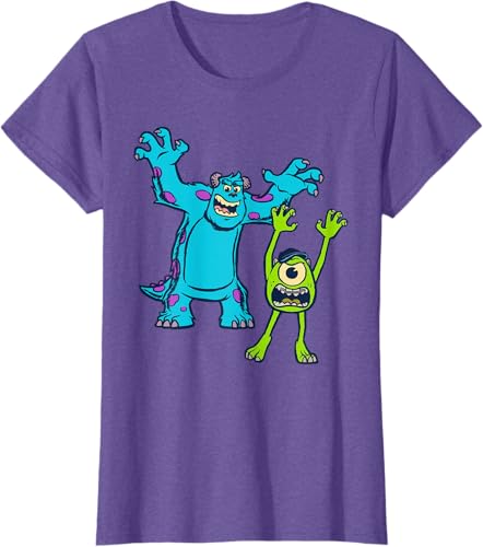 Miniatura 6 de Disney Pixar Monsters University Sulley and Mike T-Shirt Black,Navy Blue,Asphalt Grey,White,Baby Blue,Red,Kelly Green,Olive Green,Lemon