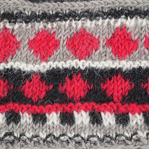 Miniatura 3 de Tibetan Socks Diadema tejida a mano con forro polar de lana