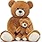 MorisMos Mom and Baby Giant Teddy Bear, 39inch Soft Large Teddy Bears Stuffed Animal Plush for Baby Shower, Brown