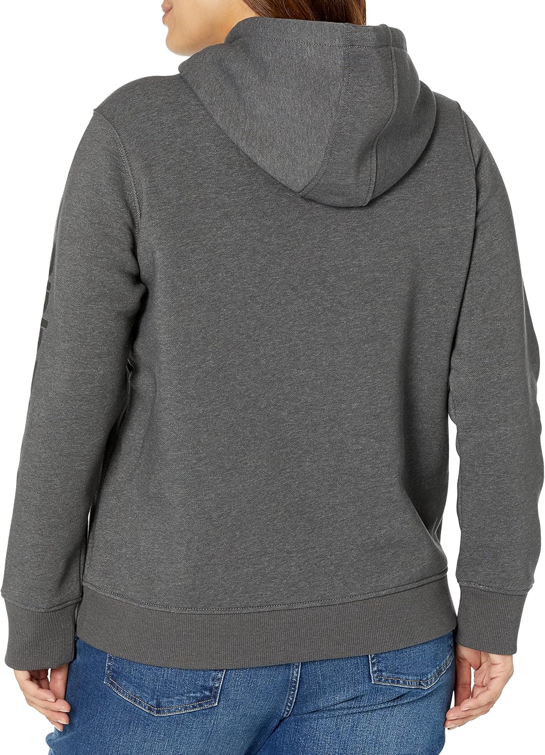 Carhartt Women's Relaxed Fit Midweight Logo Sleeve Graphic Sweatshirt - Image 2