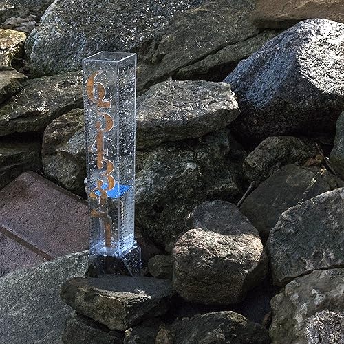 Miniatura 5 de LaCrosse La Crosse 705-110 - Medidor de lluvia de pátina de fácil lectura de 6 pulgadas, transparente